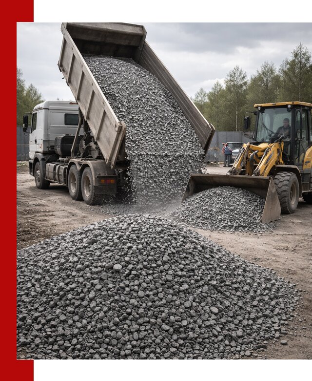 Доставка и продажа щебня гранитного в Сургуте