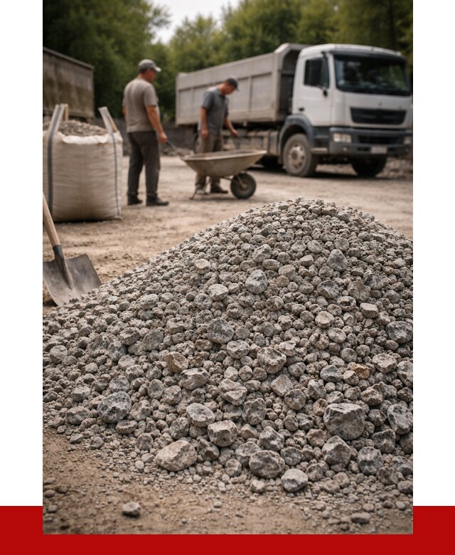 Гранитный щебень фракция 20-40 в Сургуте от 3271 руб. ПРОНЕРУДСрг