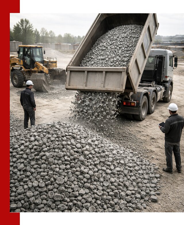 Доставка гранитного щебня фракции 20-40 в Сургуте