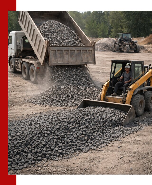 Гранитный щебень фракция 40-70 с доставкой в Сургуте