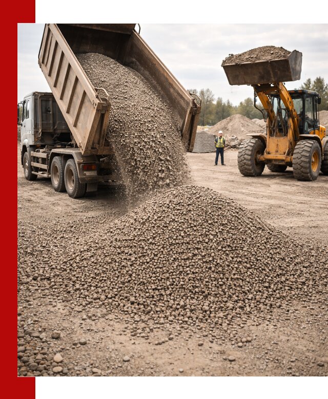 Гравийный щебень фракция 3–10 с доставкой в Сургуте