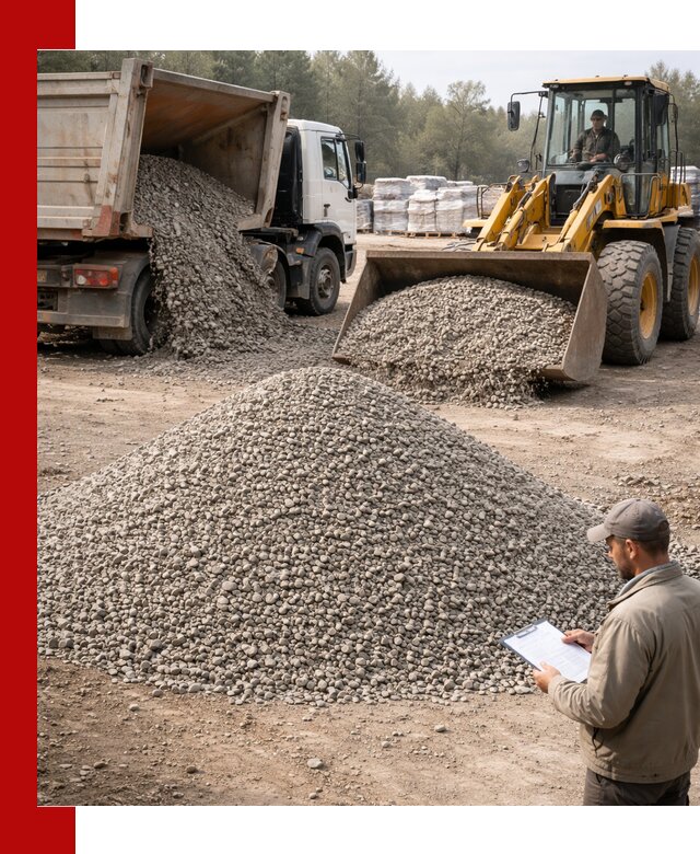 Гравийный щебень фракция 5–10 с доставкой в Сургуте