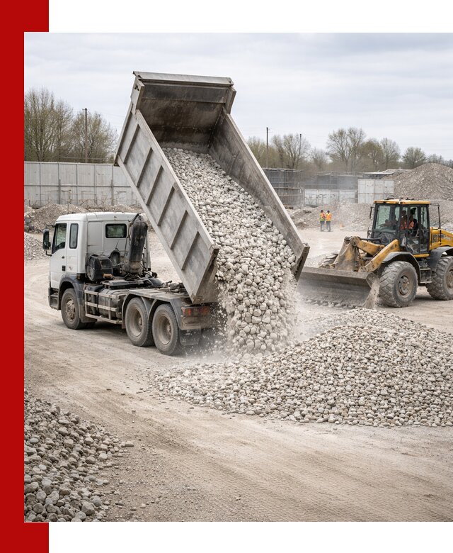 Доставка и продажа известнякового щебня в Сургуте