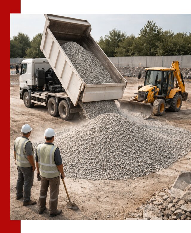 Купить известняковый щебень фракции 5–10 мм с доставкой в Сургуте