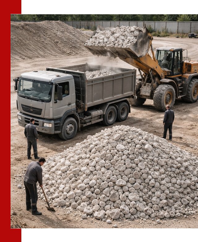 Известняковый щебень фракция 70–150 с доставкой в Сургуте