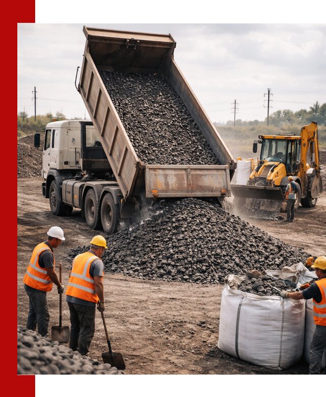 Шлаковый щебень фракция 40-70 с доставкой в Сургуте