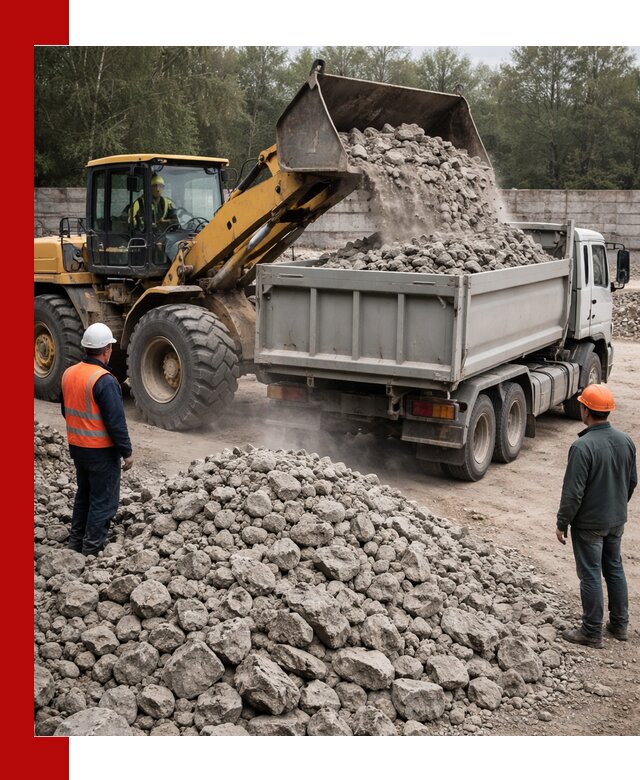 Вторичный щебень фракция 70–150 в Сургуте с доставкой