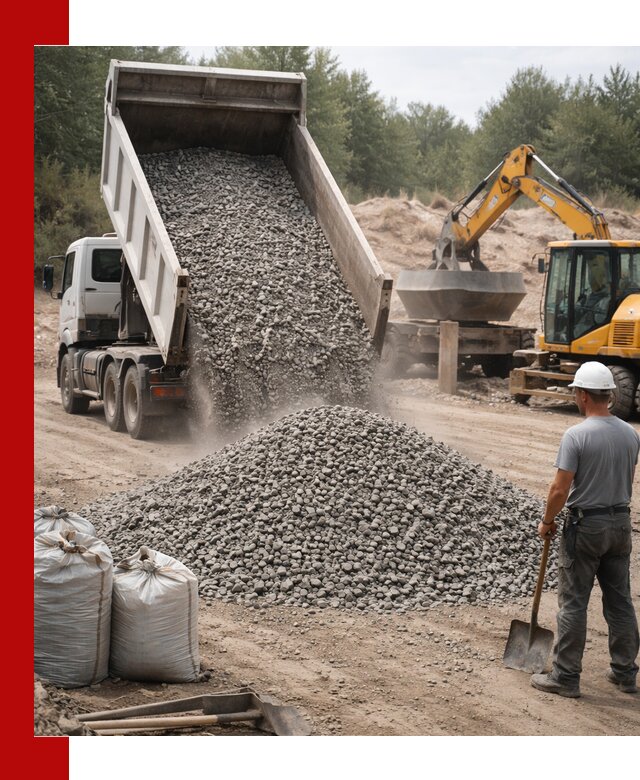 Доставка и продажа бетонного щебня в Сургуте