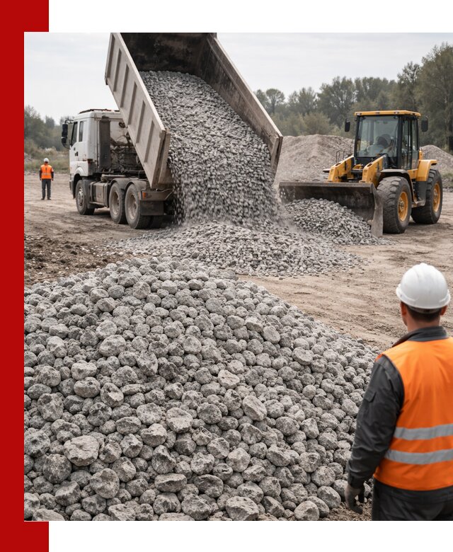 Доставка бетонного щебня фракции 20-40 в Сургуте