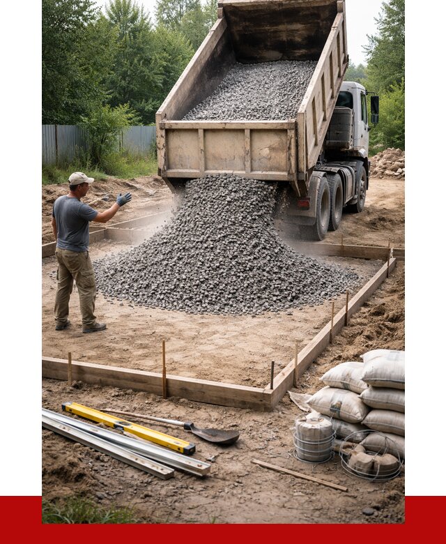 Купить щебень для фундамента в Сургуте от 4600 р. | ПРОНЕРУДСрг
