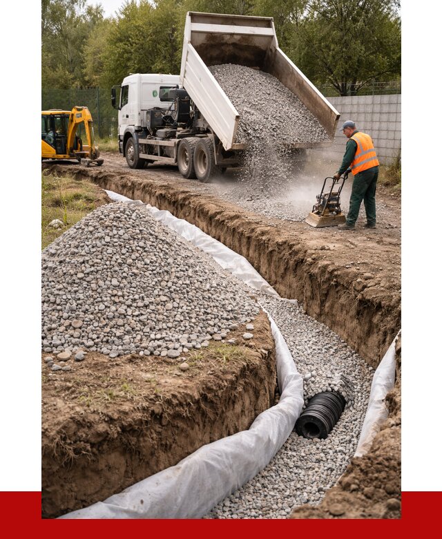Щебень для дренажа в Сургуте от 1891 р., ПРОНЕРУДСрг доставка