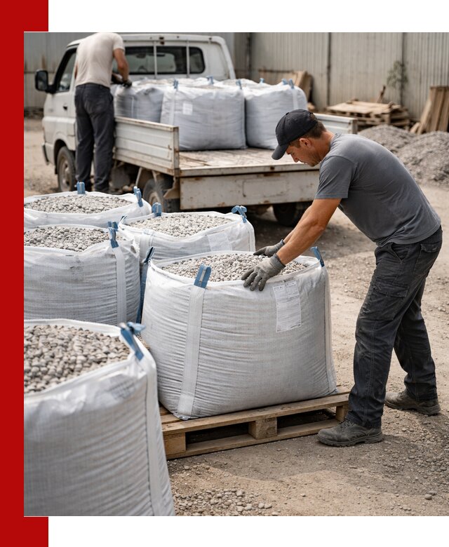Доставка щебня в мешках по выгодным ценам в Сургуте