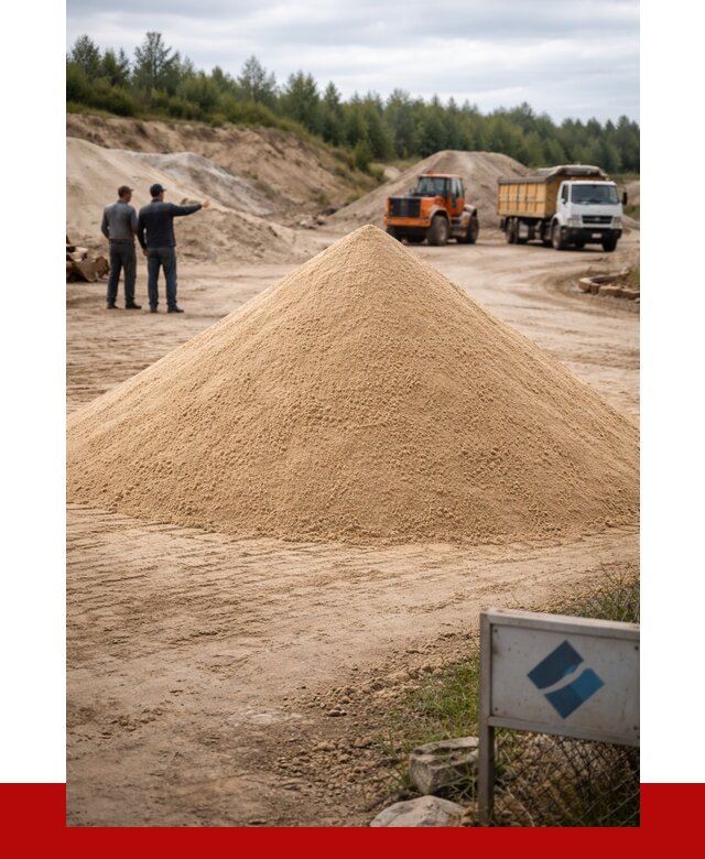 Карьерный песок навалом в Сургуте от 1840 р. | ПРОНЕРУДСрг