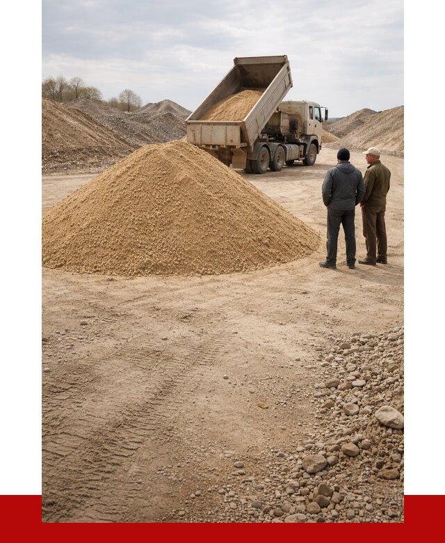 Карьерный песок крупнозернистый в Сургуте от 8689 р | ПРОНЕРУДСрг