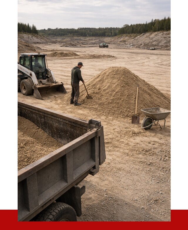 Карьерный песок среднезернистый в Сургуте, от 2249 р. ПРОНЕРУДСрг