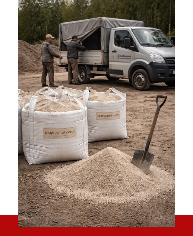 Кварцевый песок для пескоструя в Сургуте от 4600 р. | ПРОНЕРУДСрг