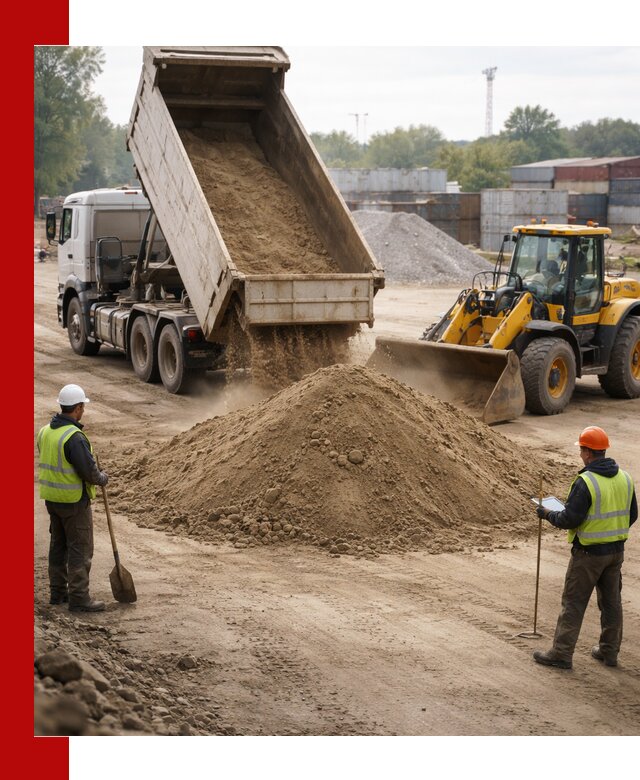 Доставка и продажа пескогрунта оптом и в розницу в Сургуте