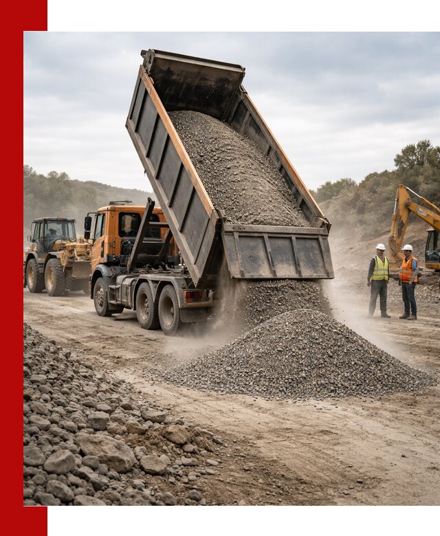 Щебёночно-песчаная смесь ЩПС С1 с доставкой в Сургуте