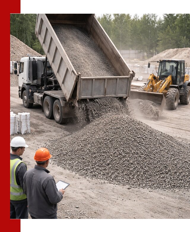 Доставка и продажа гранитного отсева 0-10 в Сургуте