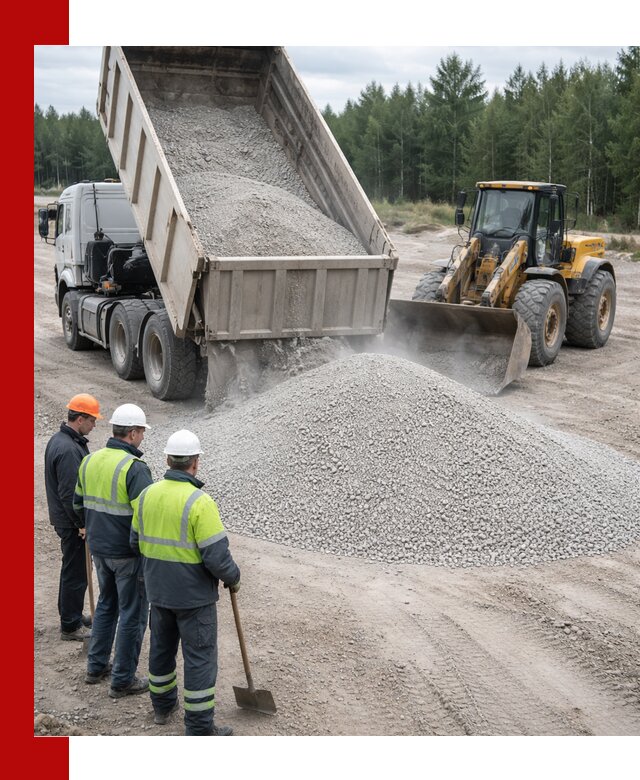 Известняковый отсев 0-5 доставка в Сургуте быстро и выгодно