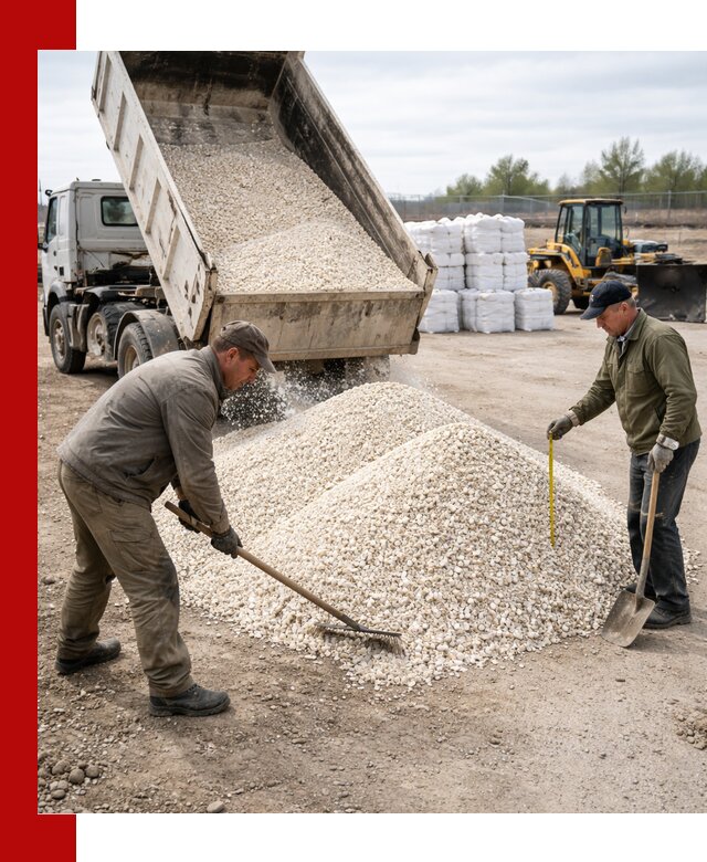 Мраморная крошка с доставкой и разгрузкой в Сургуте
