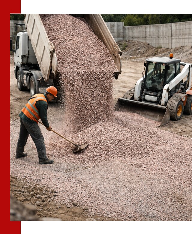 Крошка розовый гранит с доставкой в Сургуте от производителя