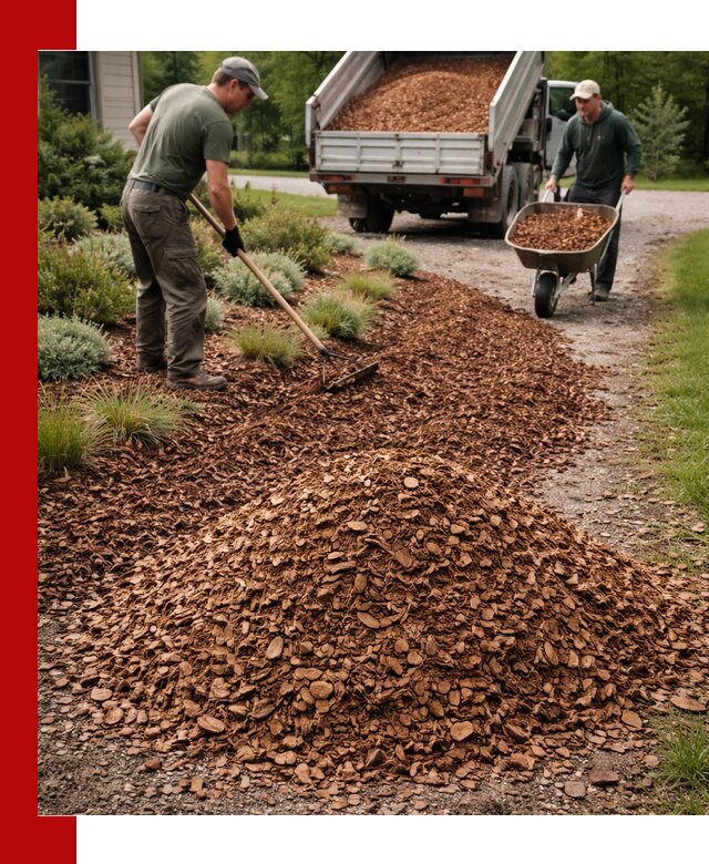 Крошка для мульчирования с доставкой в Сургуте