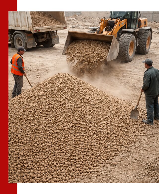 Керамзит фракция 10-20 с доставкой в Сургуте