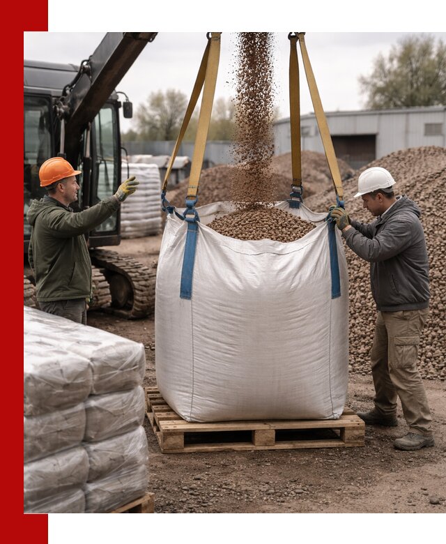 Керамзит в биг-бегах с доставкой в Сургуте