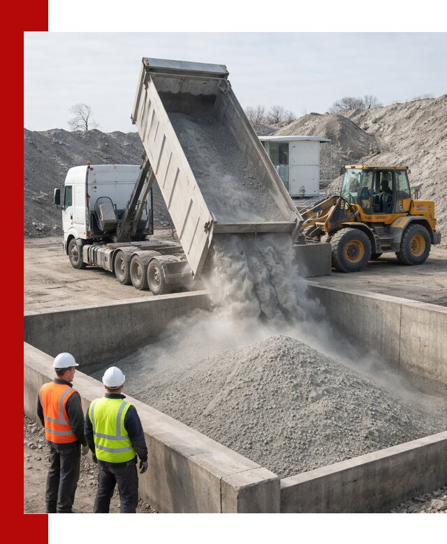 Доставка цемента навалом в Сургуте крупными партиями