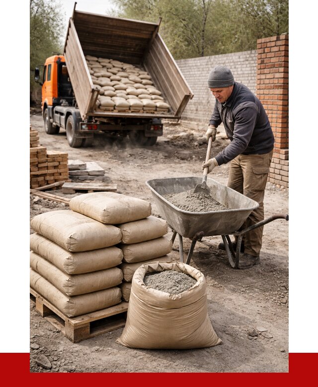 Купить сухую смесь для кладки в Сургуте от 1227 р. | ПРОНЕРУДСрг