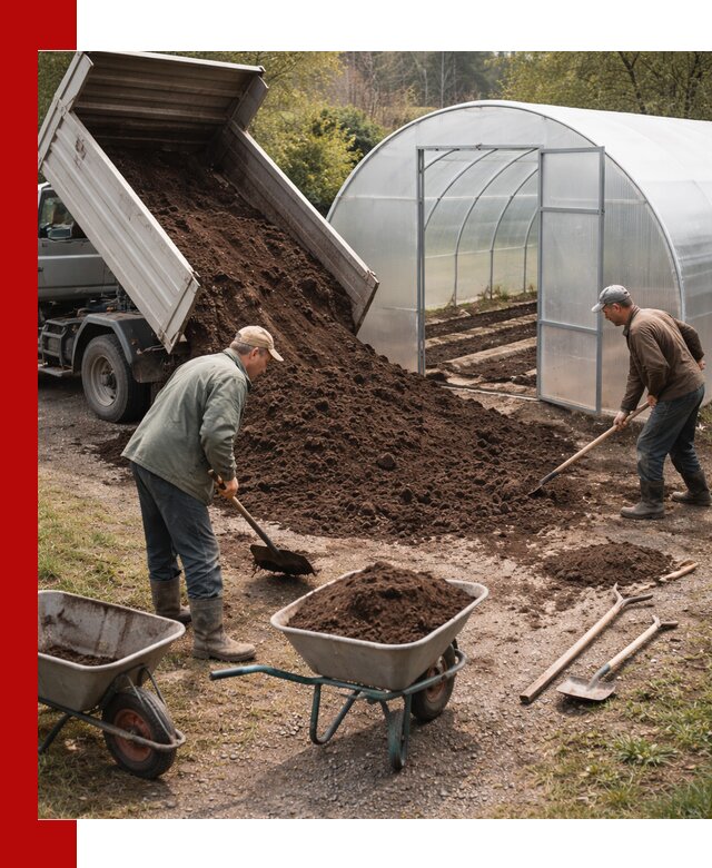 Грунт для теплицы с доставкой в Сургуте — плодородный субстрат под растения