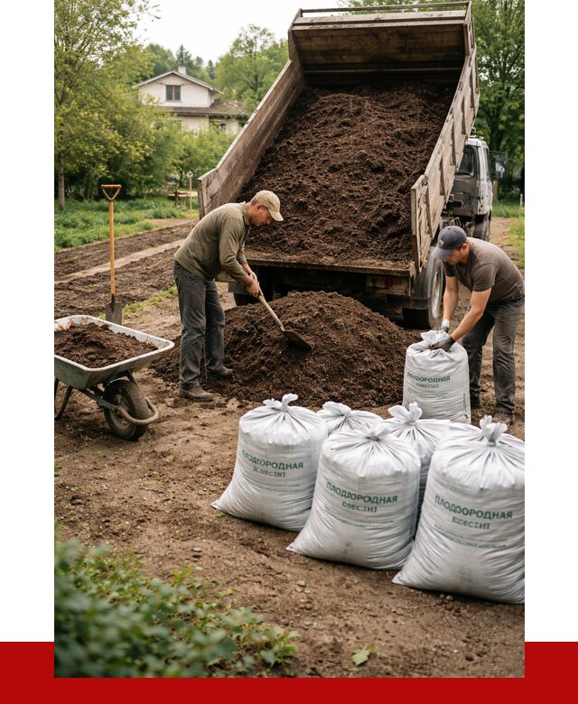 Плодородная смесь в Сургуте от 4293 р./куб с доставкой | ПРОНЕРУДСрг