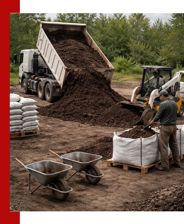 Доставка и продажа торфогрунта в Сургуте оптом и в розницу