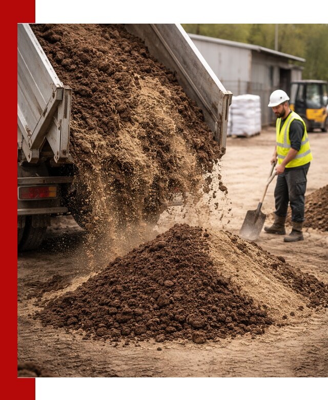 Доставка торфо-песчаной смеси в Сургуте для строительства и озеленения
