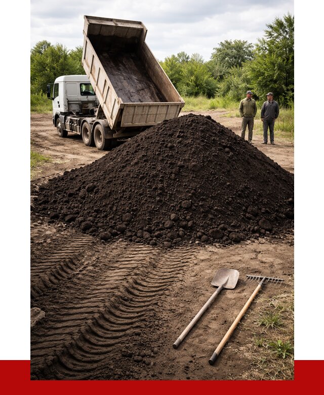 Купить чернозем навалом в Сургуте от 1227 р. за куб | ПРОНЕРУДСрг