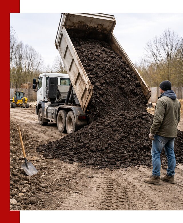 Доставка чернозема навалом в Сургуте быстро и выгодно