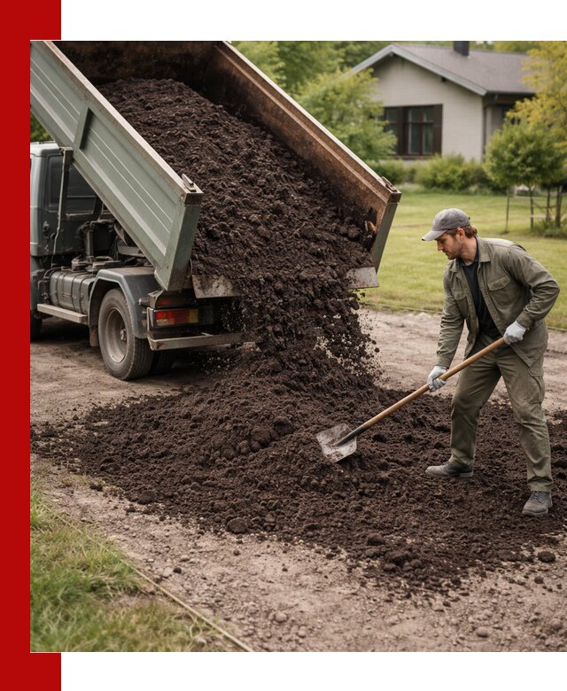 Чернозем для газона с доставкой в Сургуте быстро и качественно