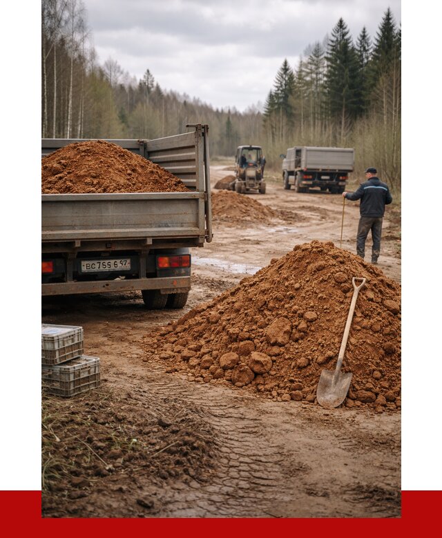 Глина и суглинки в Сургуте от 4600 р. за куб | ПРОНЕРУДСрг