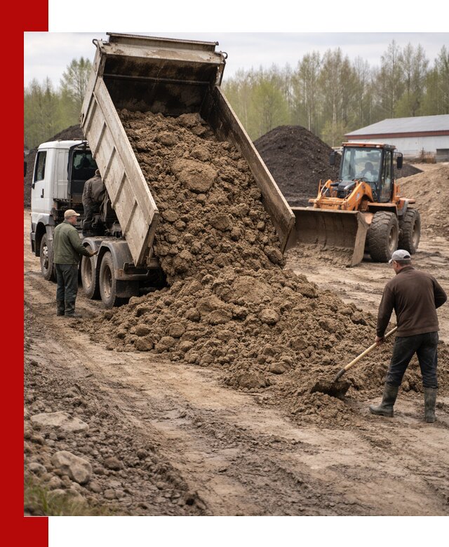 Доставка глин и суглинков в Сургуте оптом и вкрай