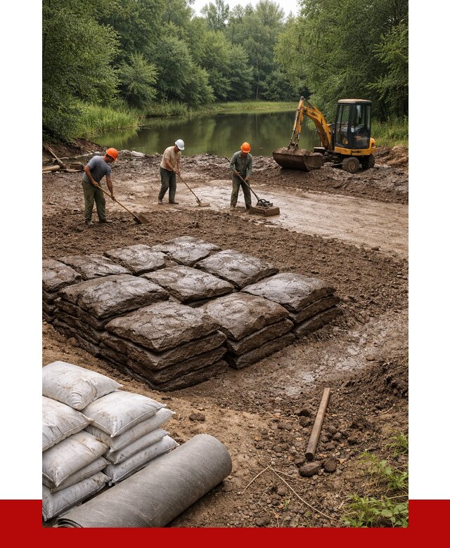 Купить глину для пруда в Сургуте от 4600 р. с доставкой | ПРОНЕРУДСрг