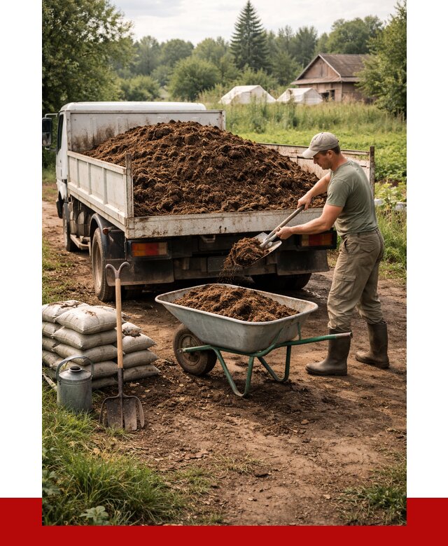 Купить коровий навоз с доставкой в Сургуте от 1840 р. | ПРОНЕРУДСрг