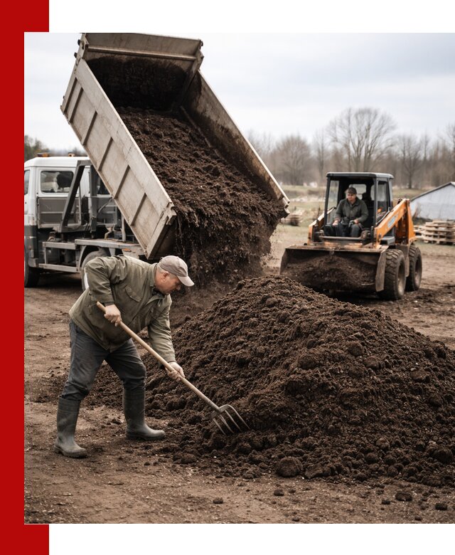 Доставка и продажа перегноя в Сургуте быстро и дешево