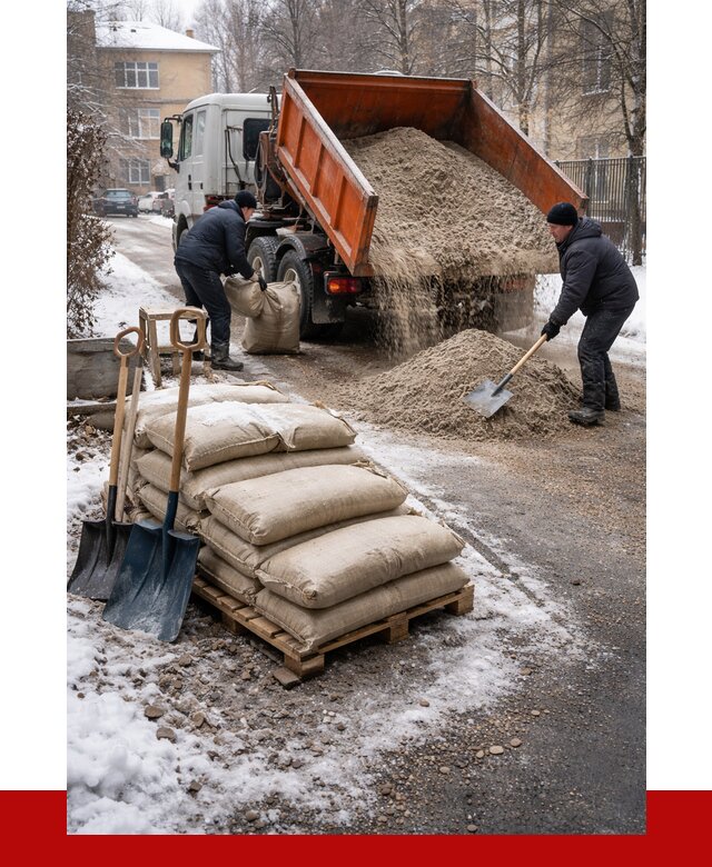 Противогололедные материалы оптом в Сургуте от 4293 р. | ПРОНЕРУДСрг
