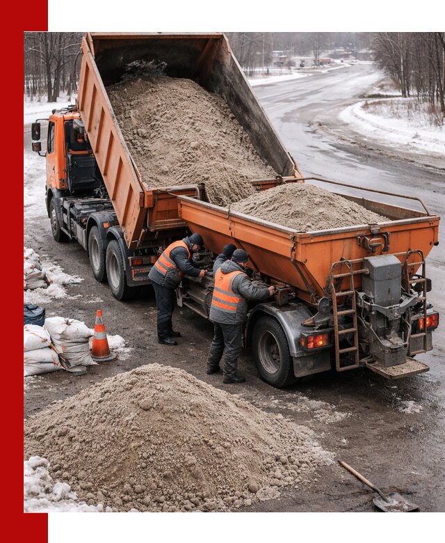 Поставка и вывоз пескосоля в Сургуте оптом и в розницу
