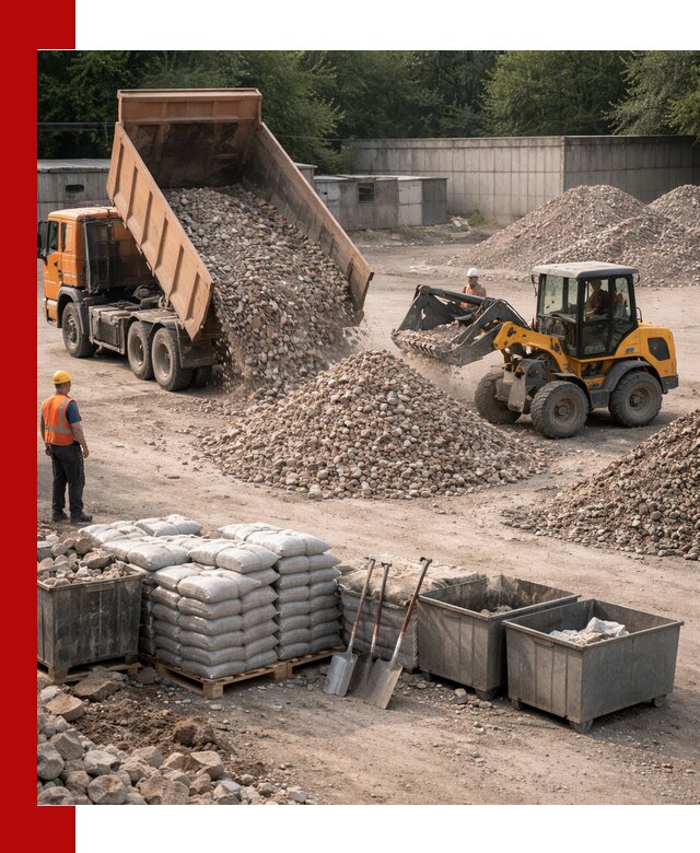 Вторичные материалы для отсыпки в Сургуте — поставка и доставка