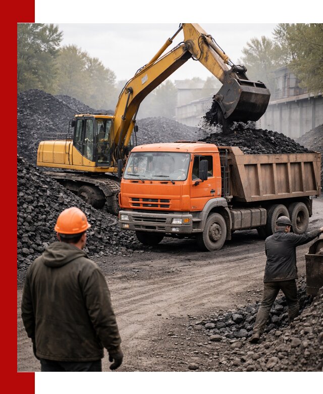 Доставка угля автотранспортом в Сургуте быстро и выгодно