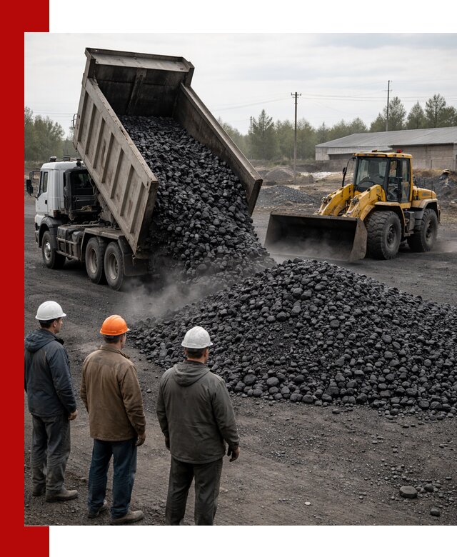Доставка угля антрацита в Сургуте с самосвалами и погрузкой