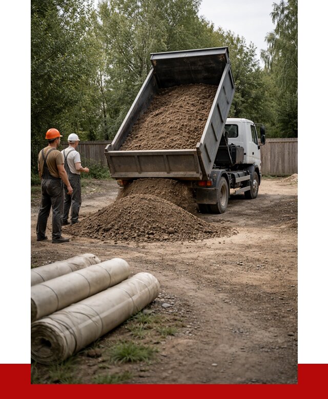 Доставка сыпучих материалов самосвалом в [cvi] от 4293 р. | ПРОНЕРУДСрг