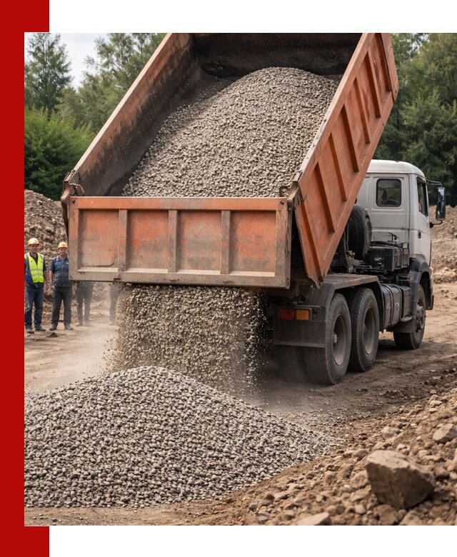 Доставка сыпучих материалов самосвалом в Сургуте быстро и надежно